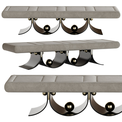  Minotti 沙发凳su模型 