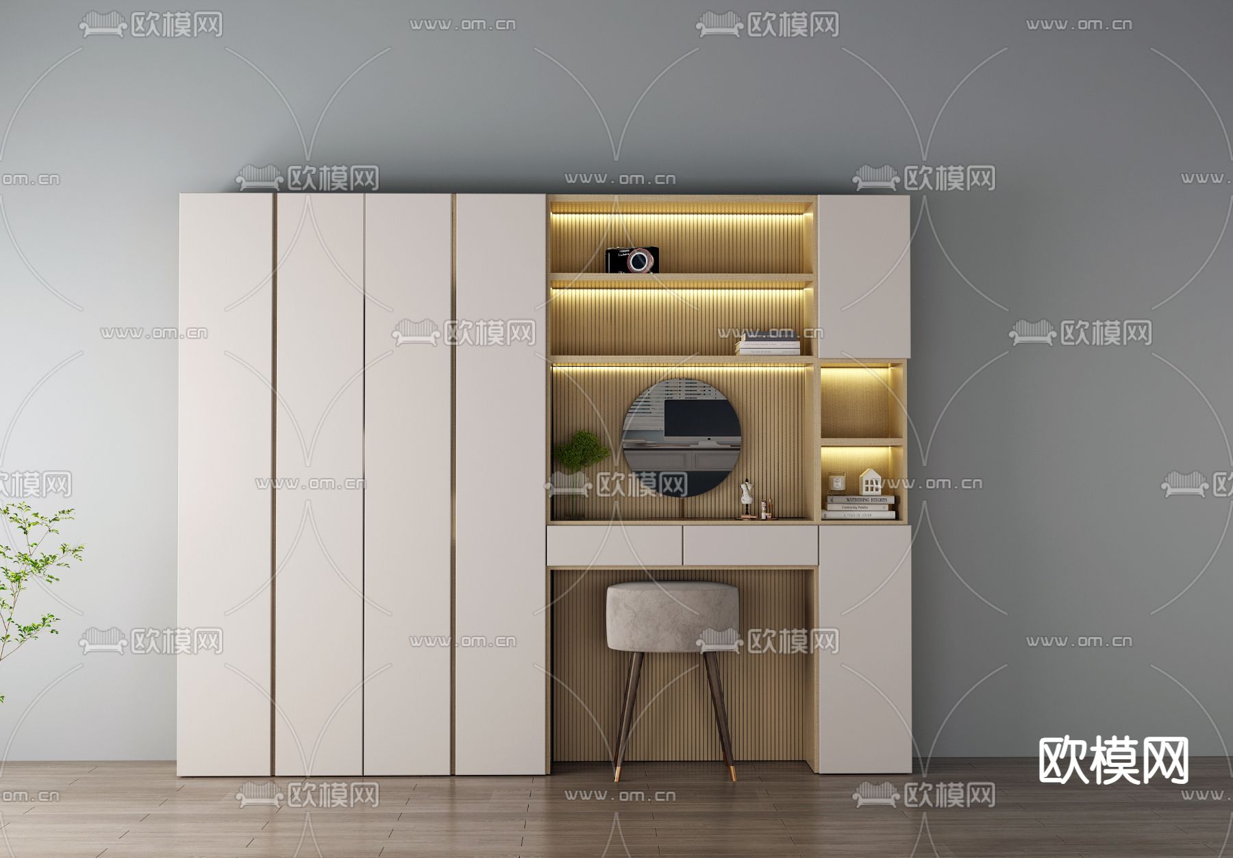 衣柜 衣橱3d模型下载