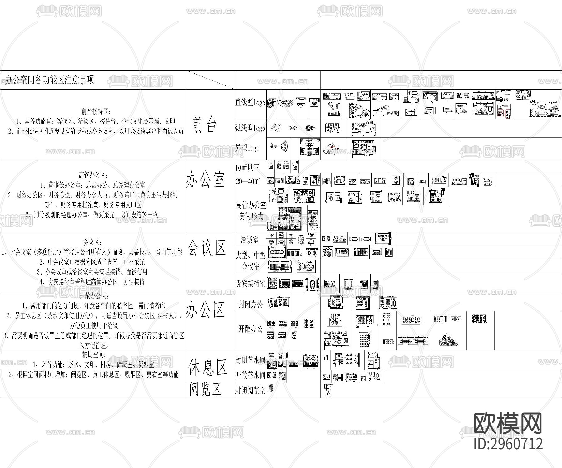 最新餐饮办公酒店空间设计模块参考cad施工图下载（渲染图8）