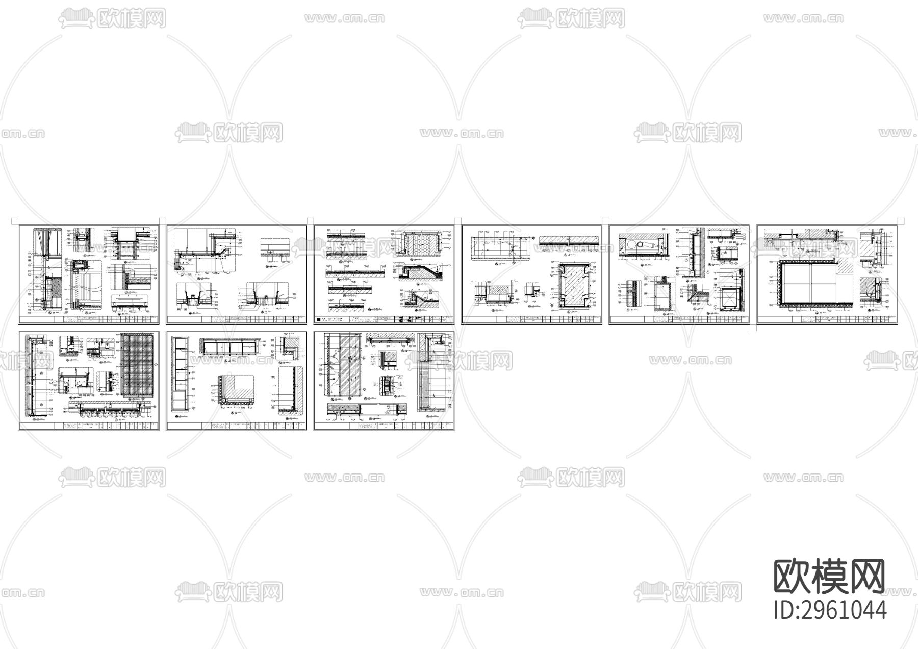 精品酒店墙身cad大样图下载（渲染图5）