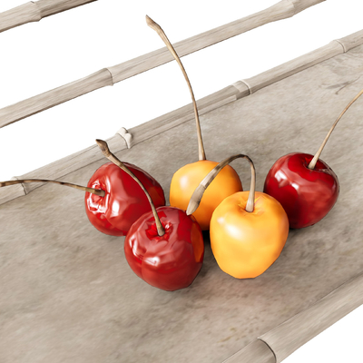  樱桃 水果su模型 