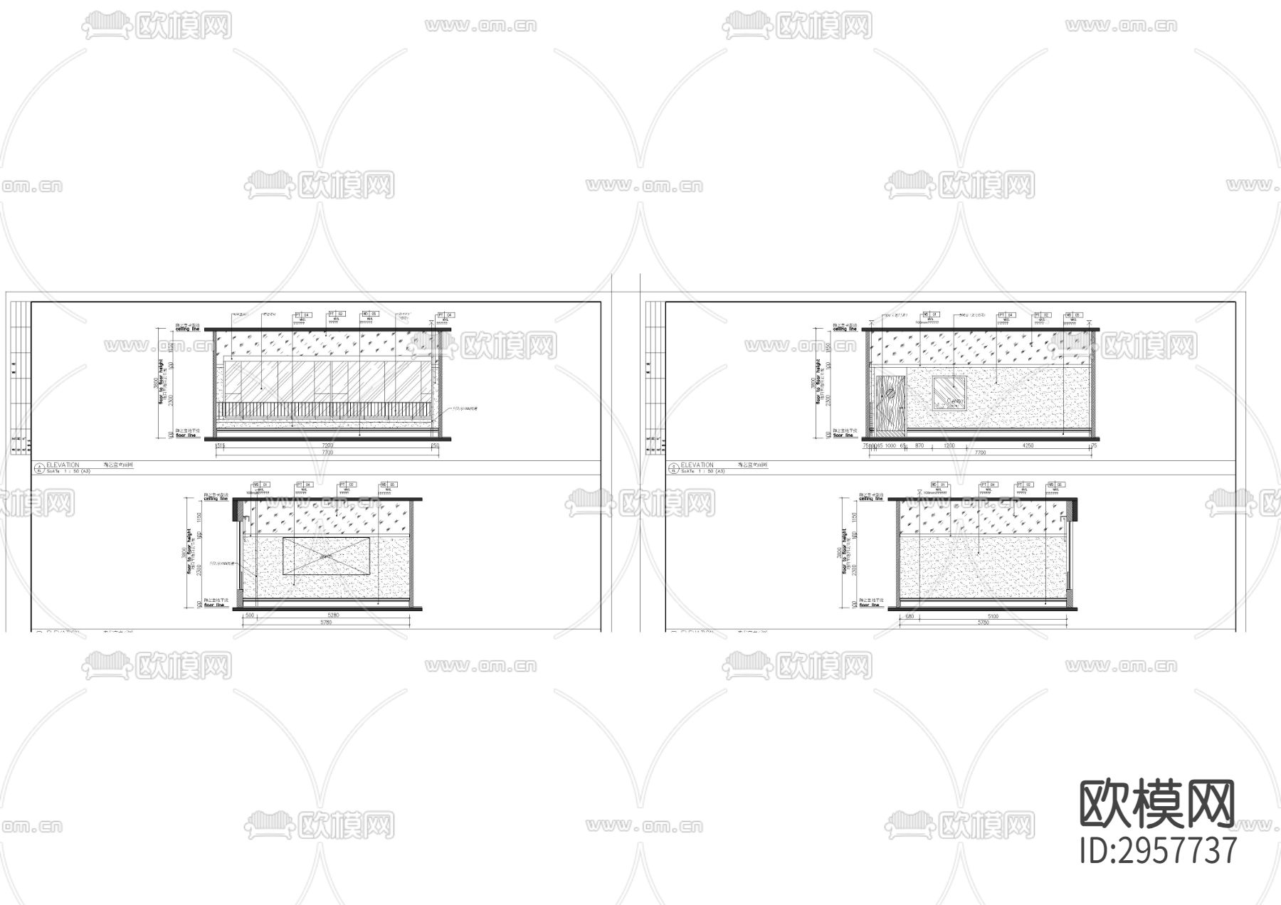 陶艺室cad平面图下载（渲染图1）