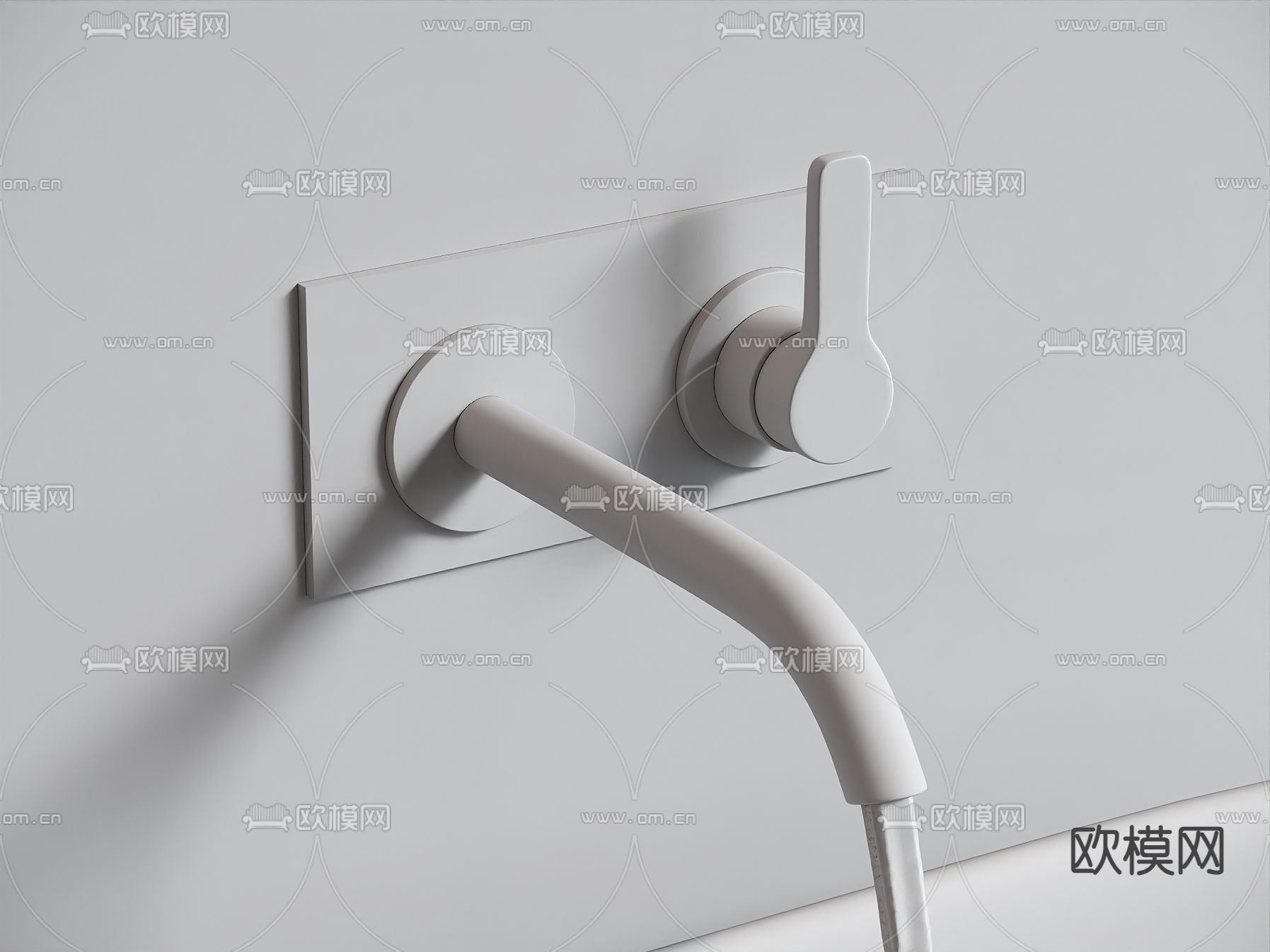 水龙头3d模型下载（渲染图2）