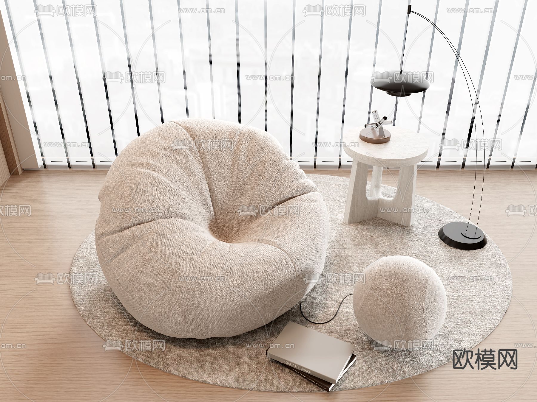 懒人沙发3d模型下载