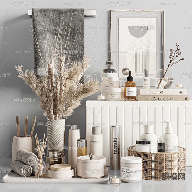 洗浴用品 毛巾 免费3d模型下载