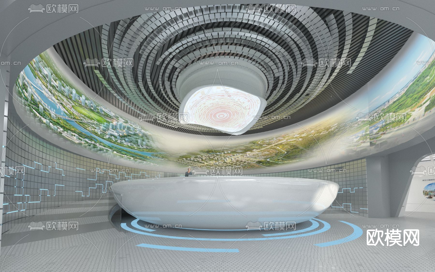 科技展厅3d模型下载