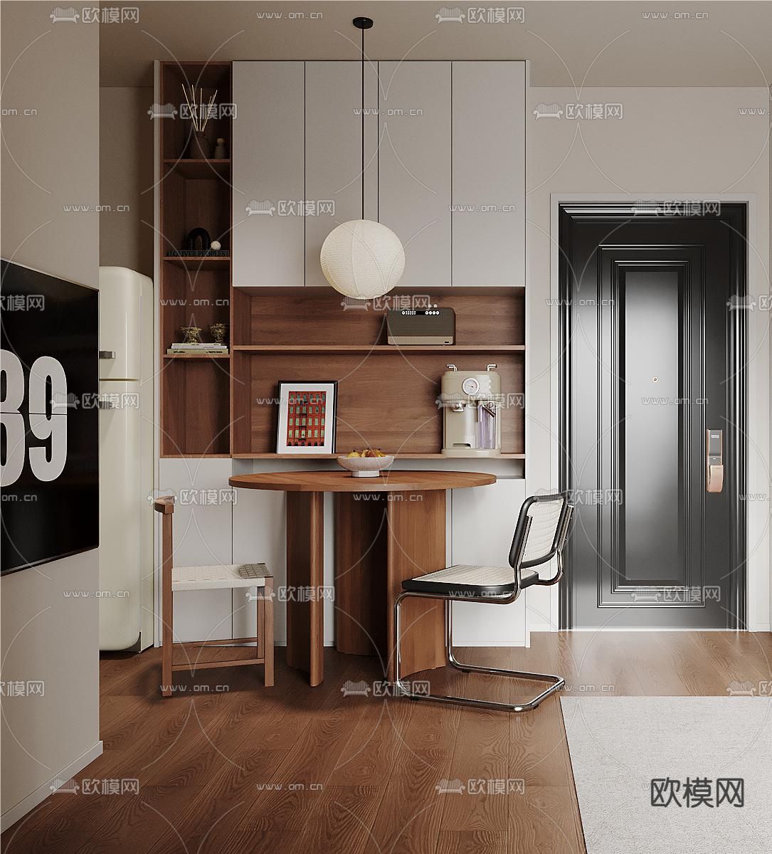 中古风公寓3d模型下载（渲染图5）