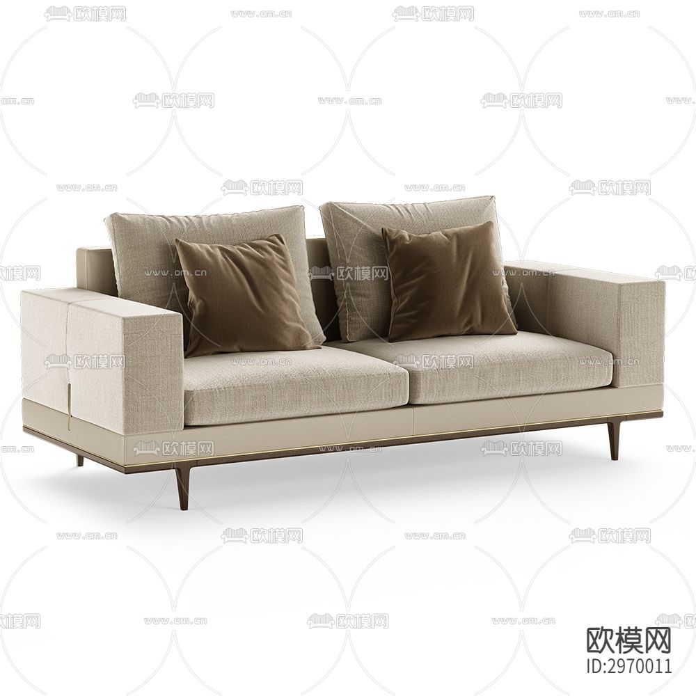 组合沙发下载（渲染图2）
