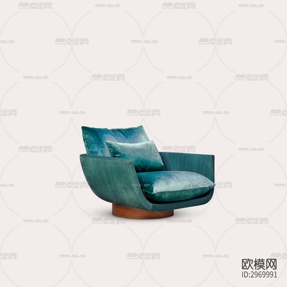 單人沙發(fā) 沙發(fā)椅下載(渲染圖5)