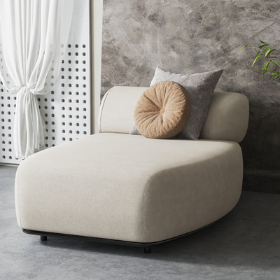  侘寂风休闲沙发su模型 