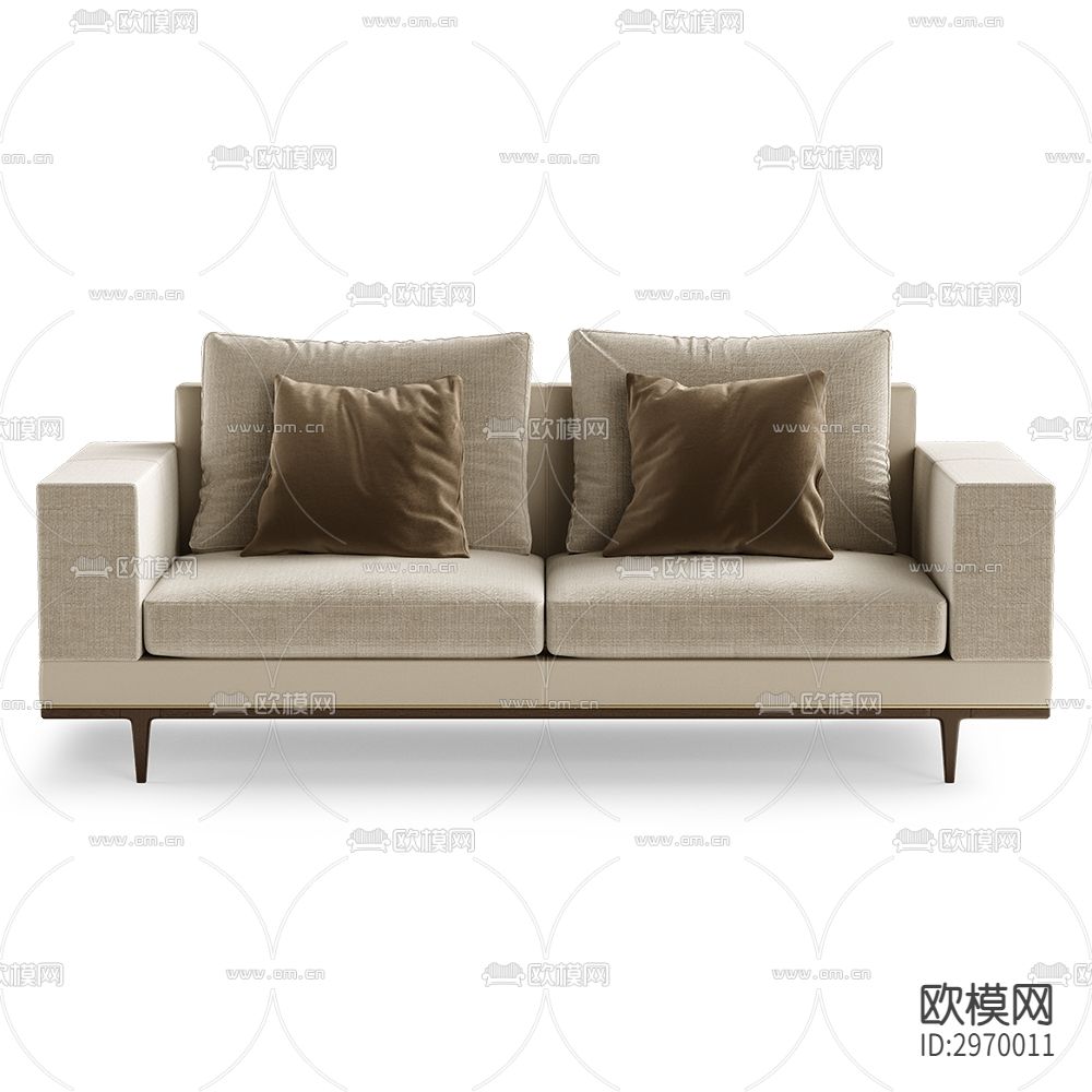 组合沙发下载（渲染图4）