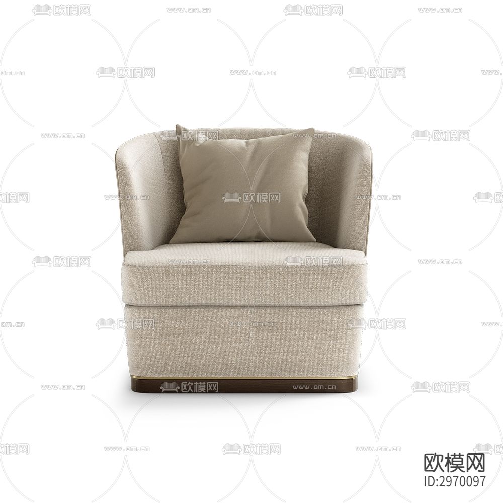 单人沙发下载（渲染图1）