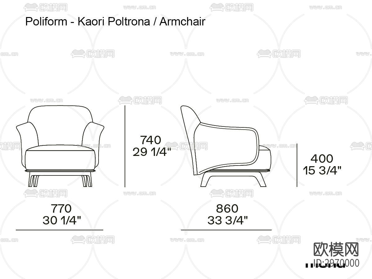休闲椅下载（渲染图2）