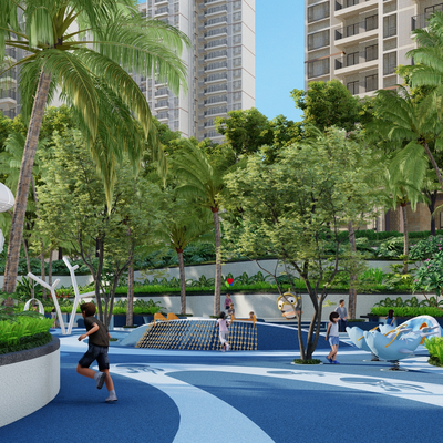  儿童区 主题活动区su模型 