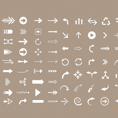  箭头指示 图标su模型 