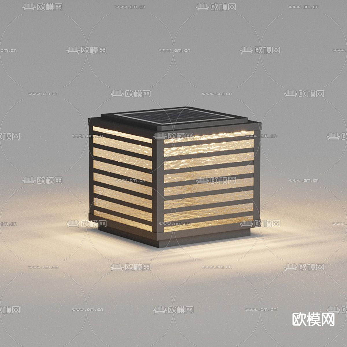 户外灯 草坪灯 路灯3d模型下载（渲染图1）