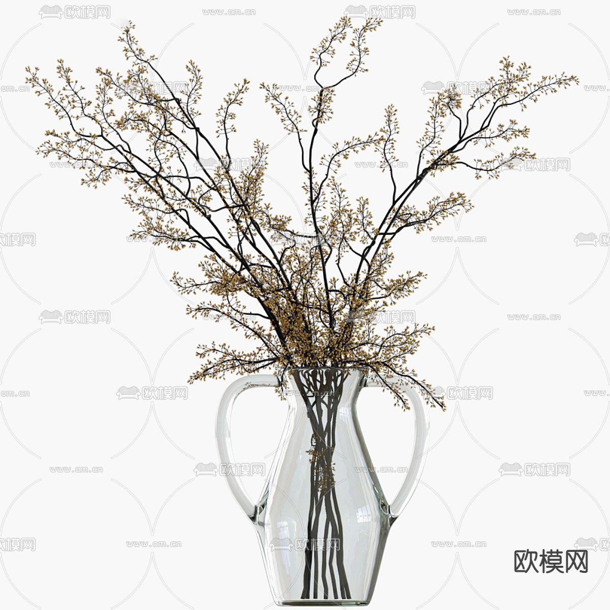 水生植物 水培绿植3d模型下载