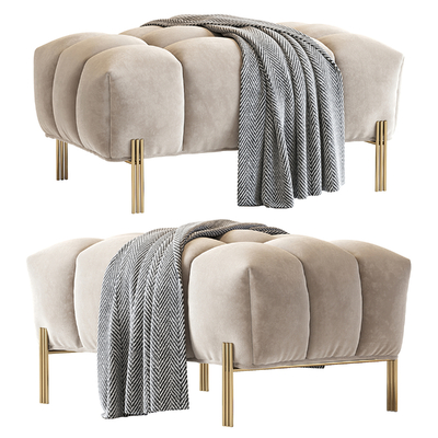  现代沙发凳su模型 