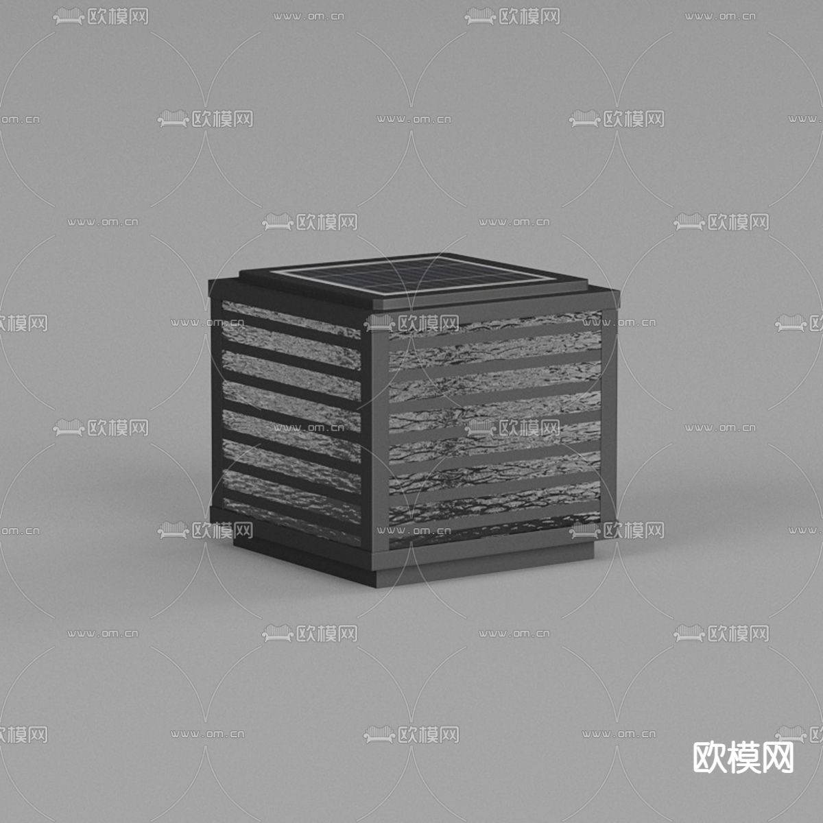 户外灯 草坪灯 路灯3d模型下载（渲染图2）