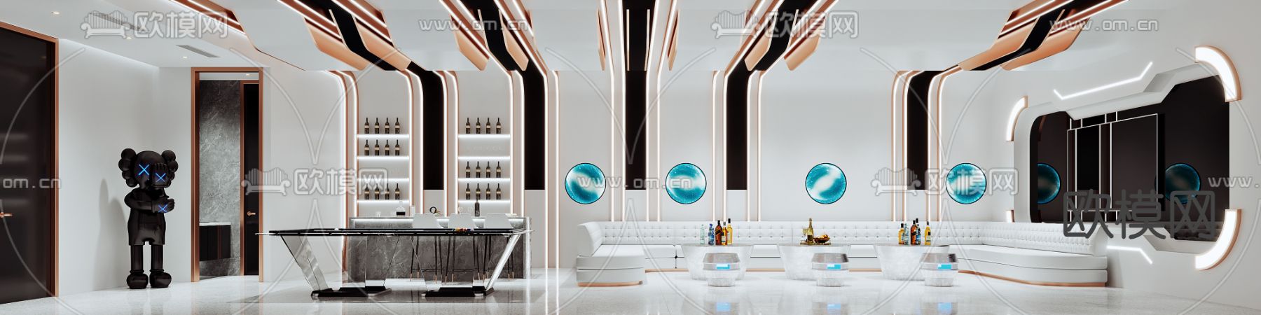 KTV包房 酒吧 夜总会3d模型下载