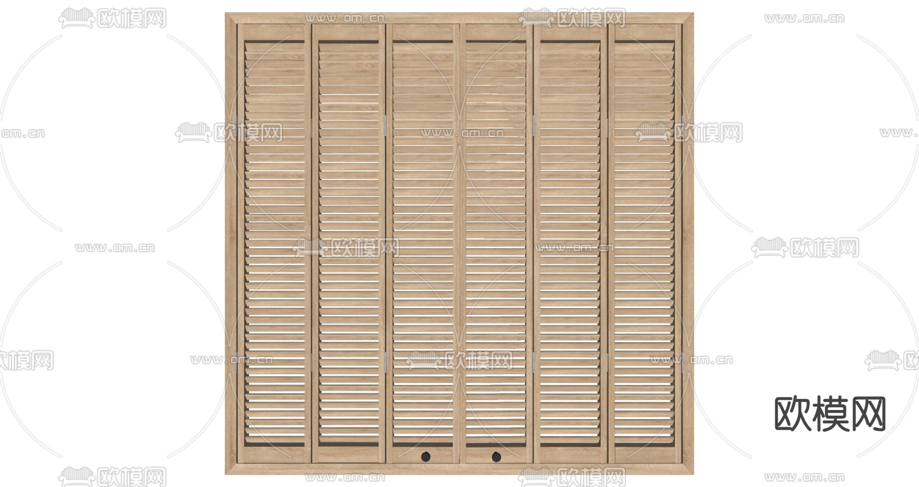 侘寂百叶窗 窗户su模型下载（渲染图1）