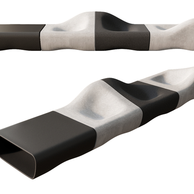  凳子 户外凳 公共椅su模型 