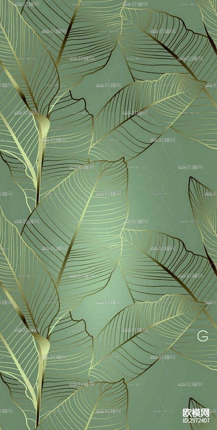 叶脉装饰画贴图下载