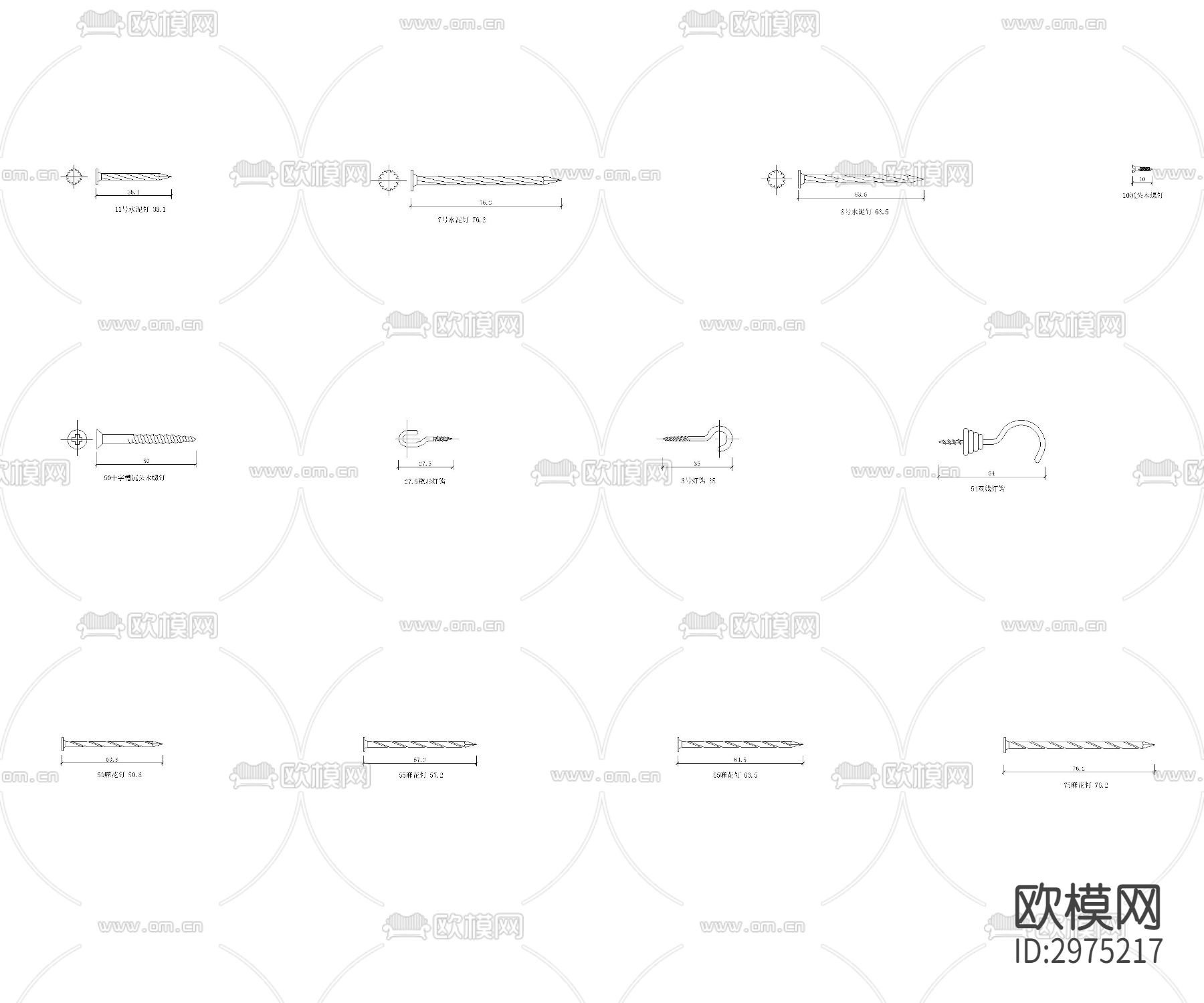 深化金属构件cad大样图下载（渲染图3）