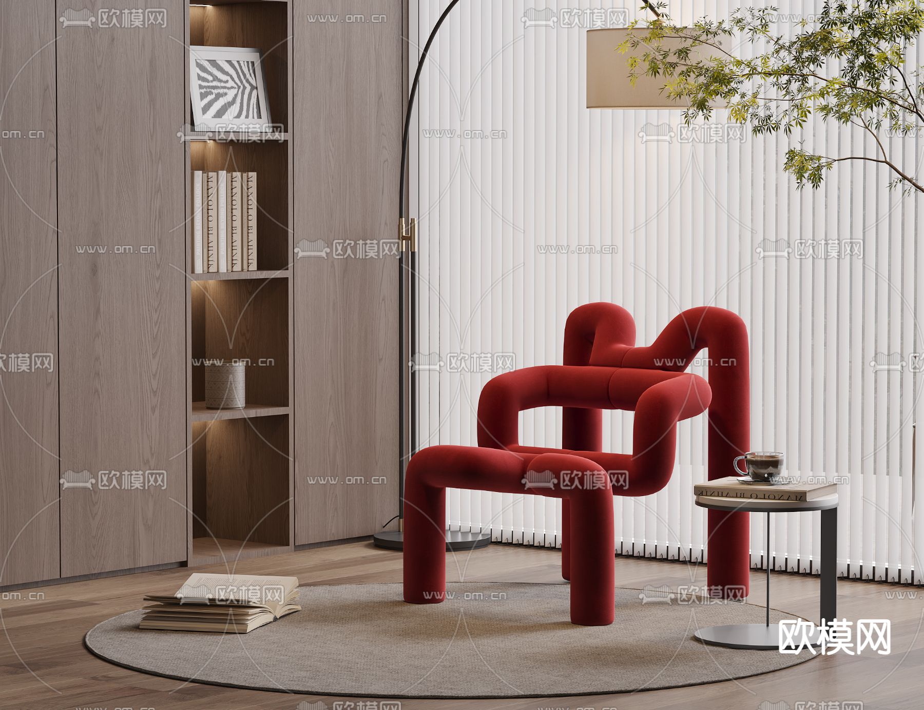 创意椅子 蜘蛛椅 休闲椅3d模型下载