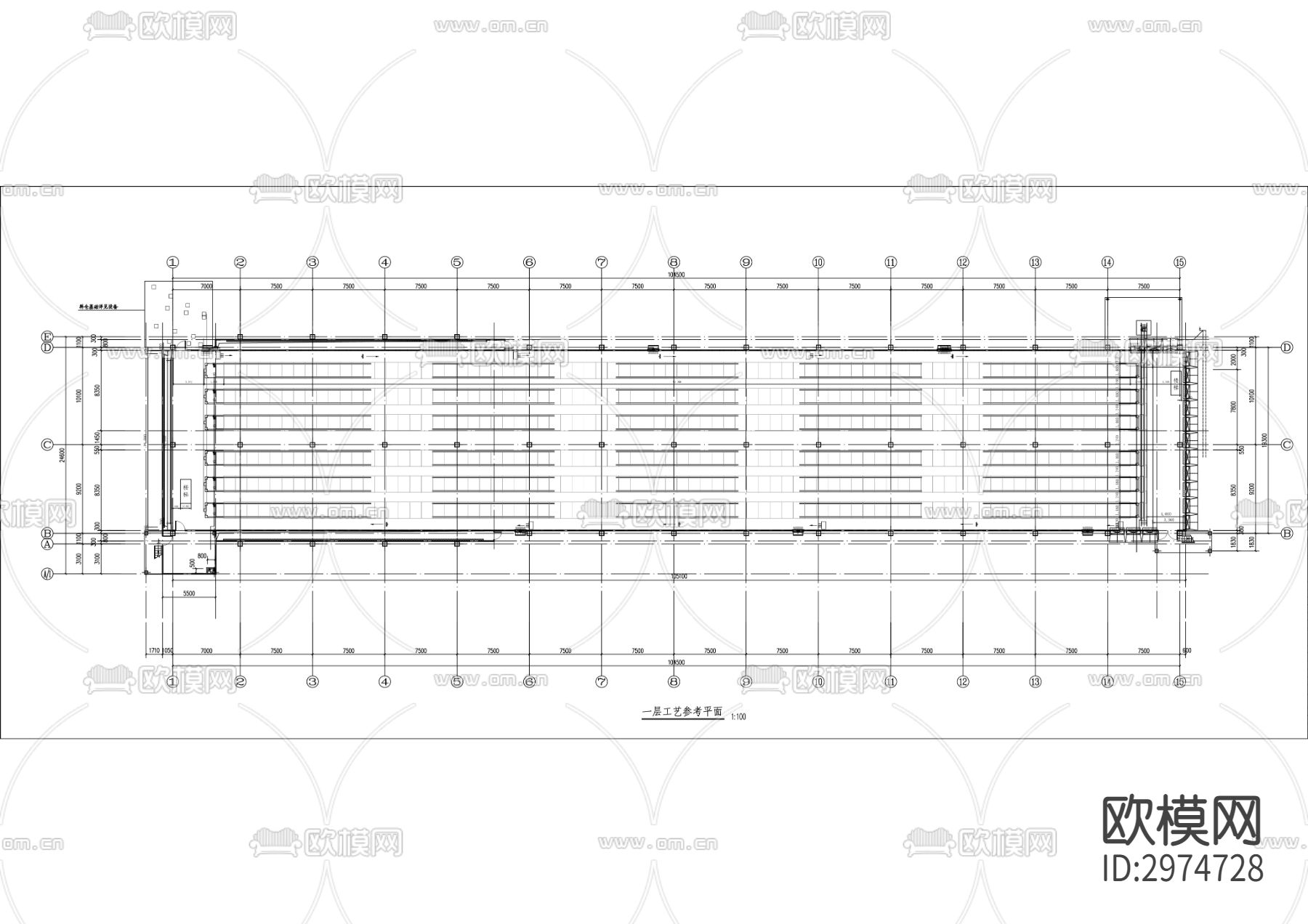 年产5亿枚鸡蛋产能项目（一期）厂房建设项目cad施工图下载（渲染图6）