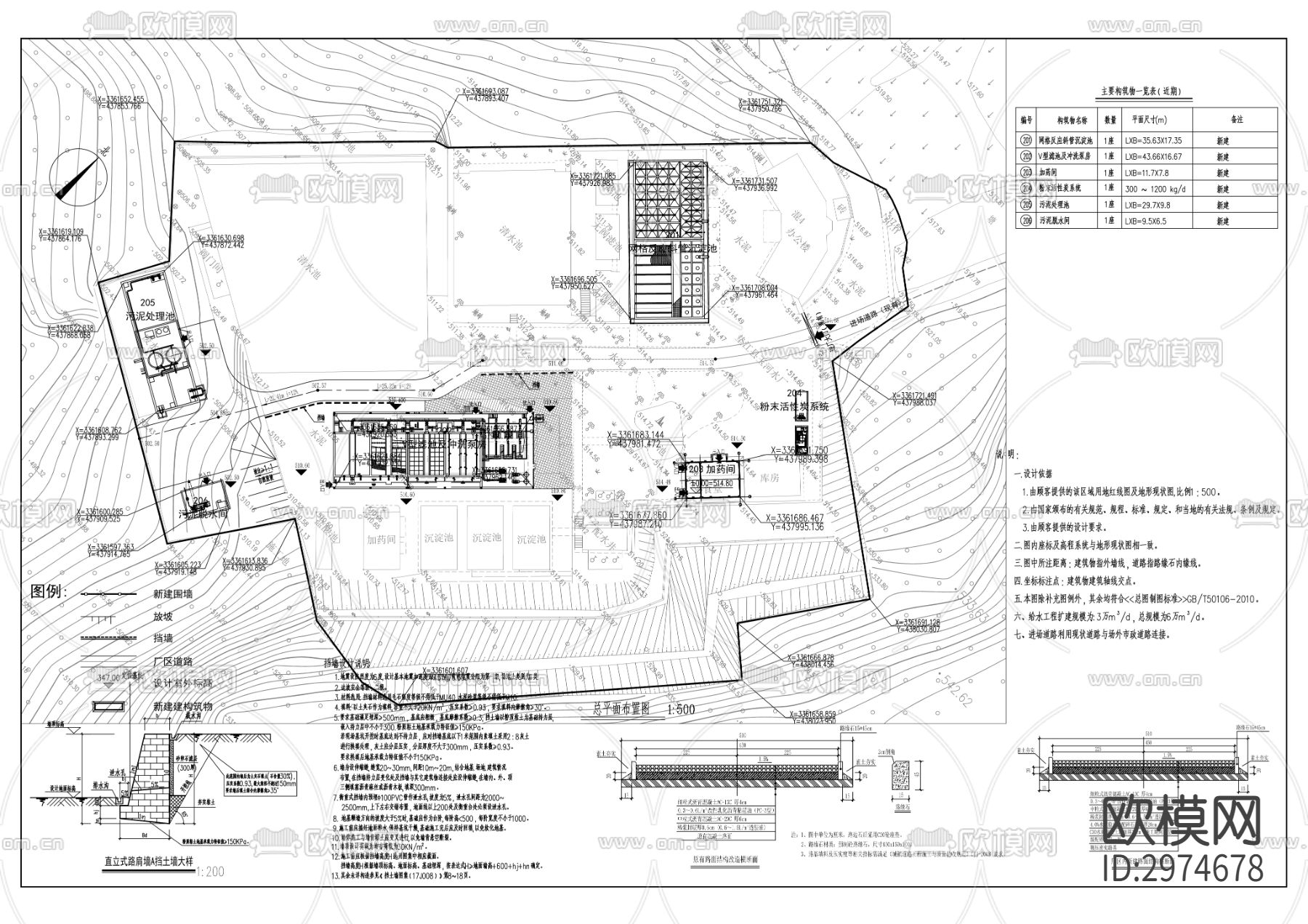 玉河水厂改扩建项目cad施工图下载（渲染图9）