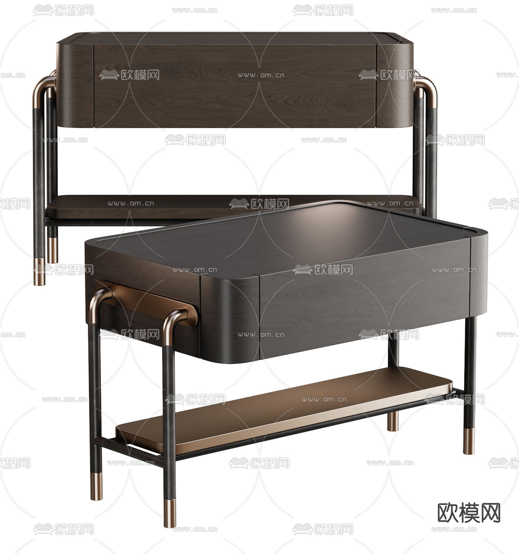 AnaRoque 现代床头柜3d模型下载（渲染图1）