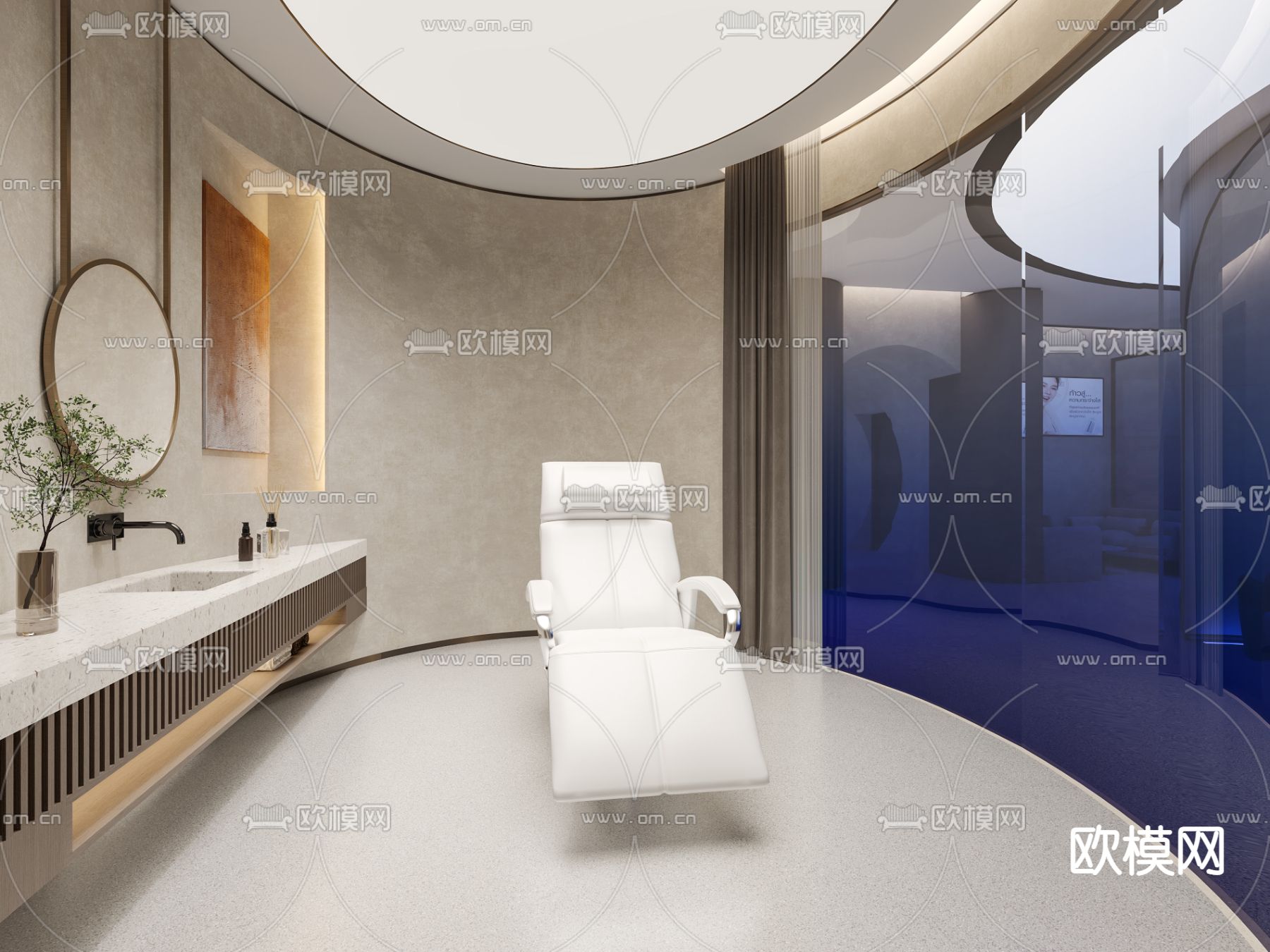 美容院 整形医院 皮肤管理中心3d模型下载（渲染图3）