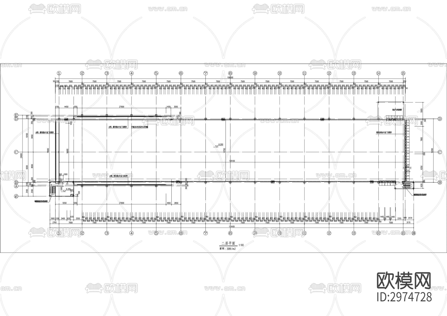 年产5亿枚鸡蛋产能项目（一期）厂房建设项目cad施工图下载（渲染图1）