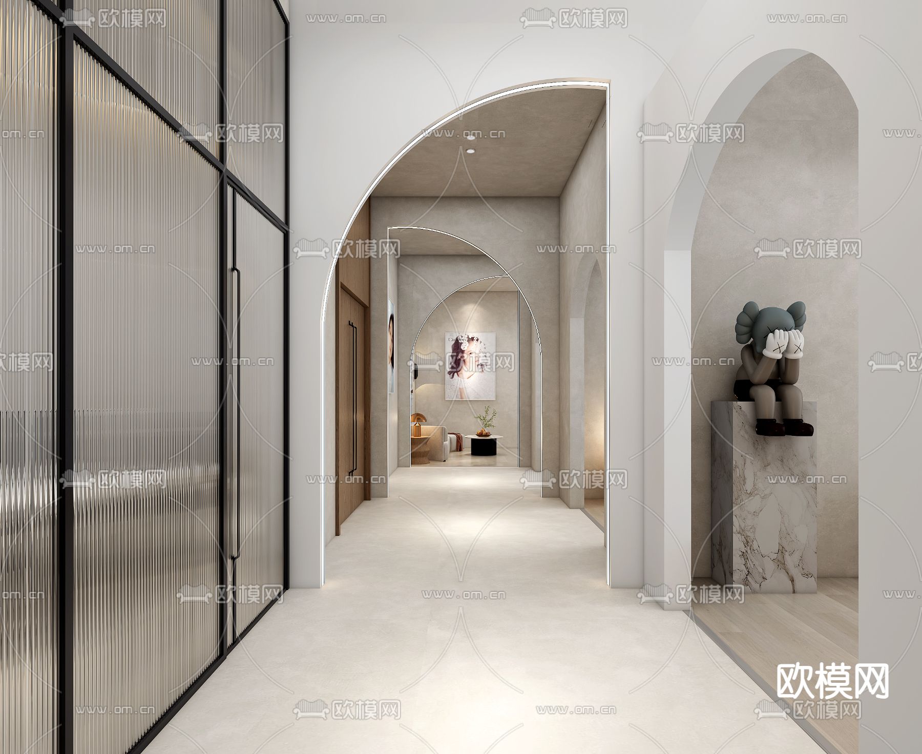 儿童摄影店 婚纱店3d模型下载（渲染图3）