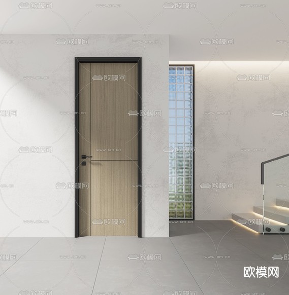 房门 平开门 卧室门3d模型下载