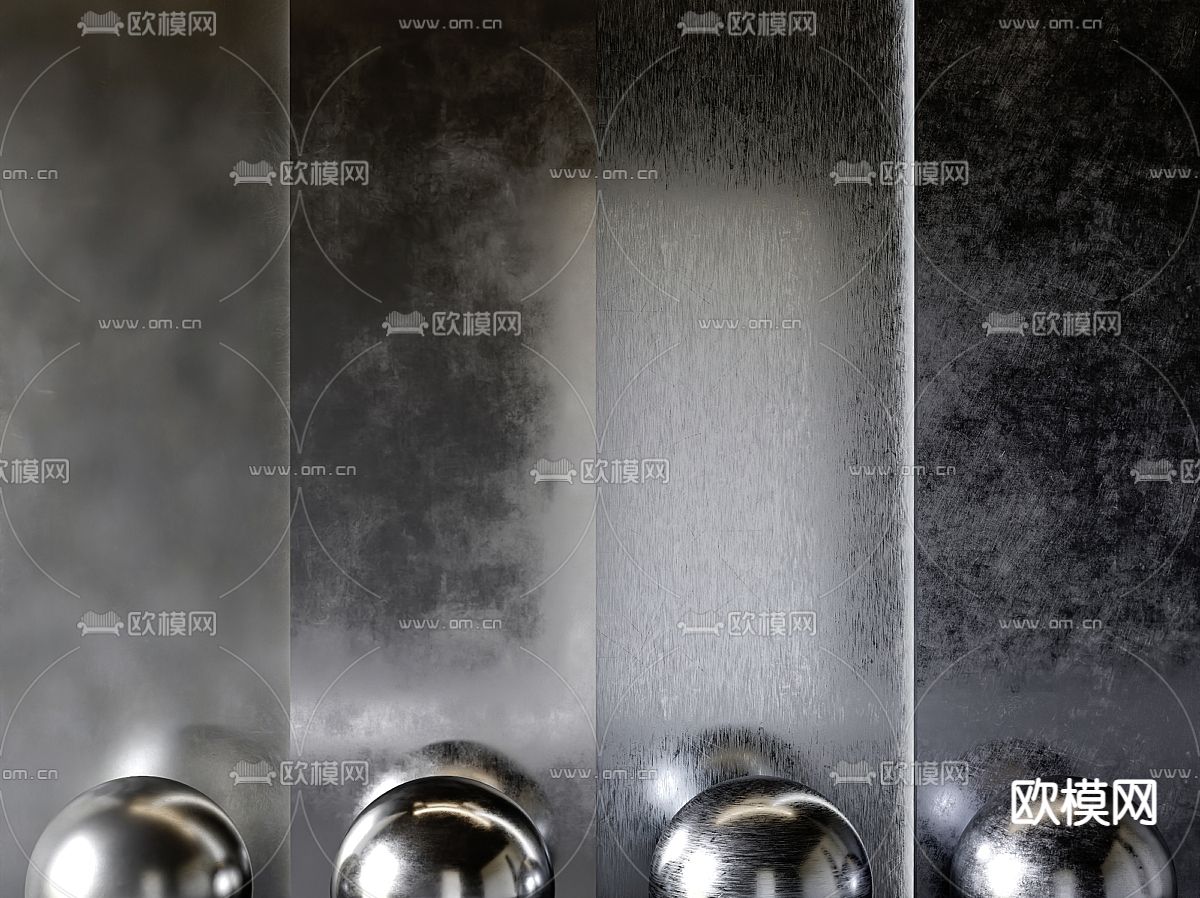 不锈钢护墙板免费3d模型下载