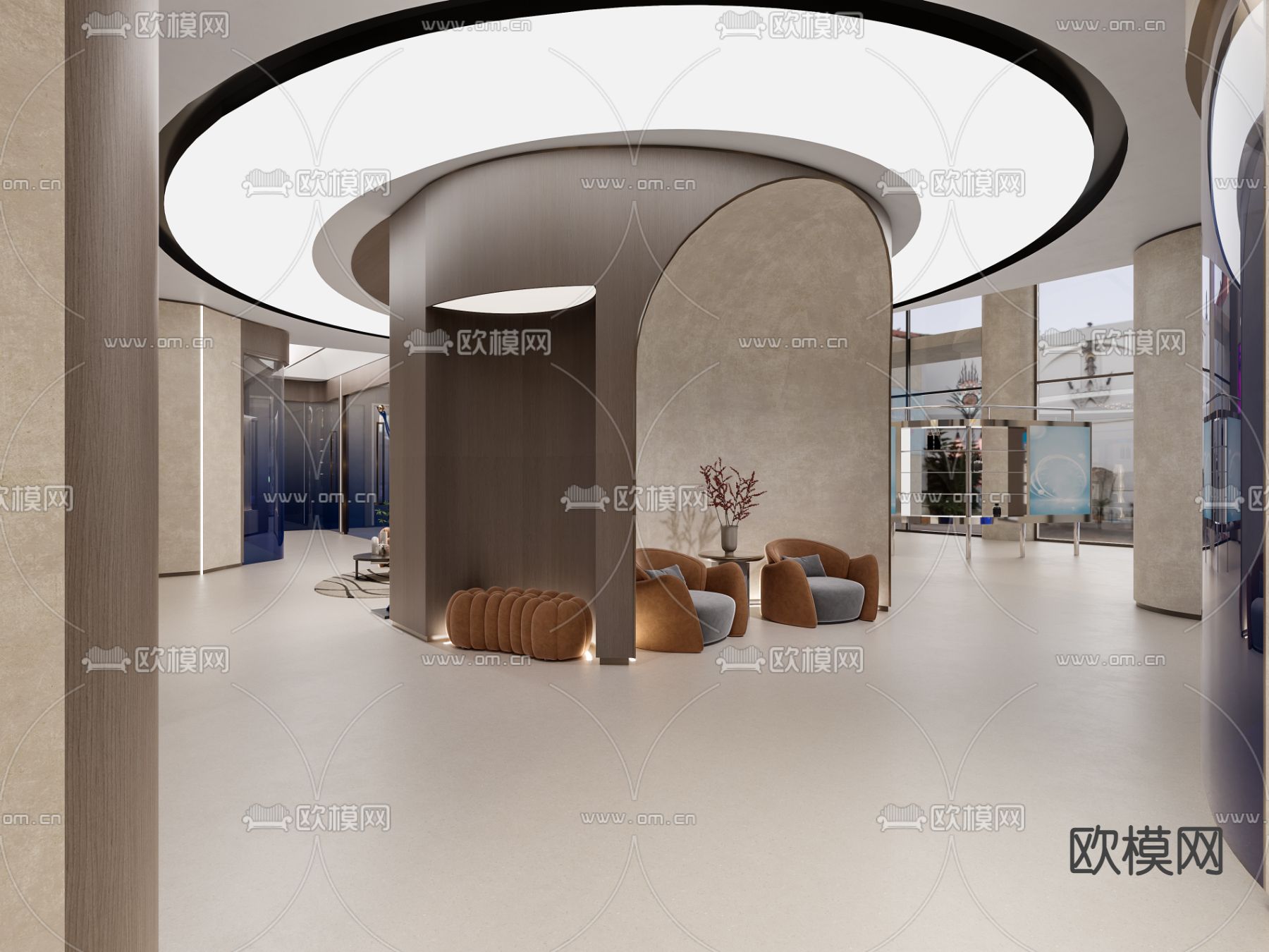 美容院 整形医院 皮肤管理中心3d模型下载（渲染图4）