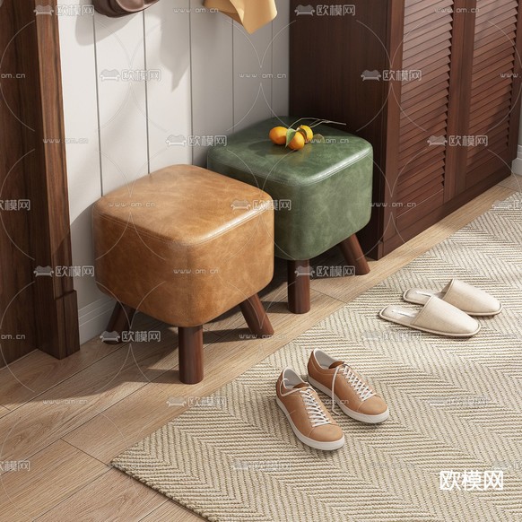 换鞋凳 矮凳3d模型下载