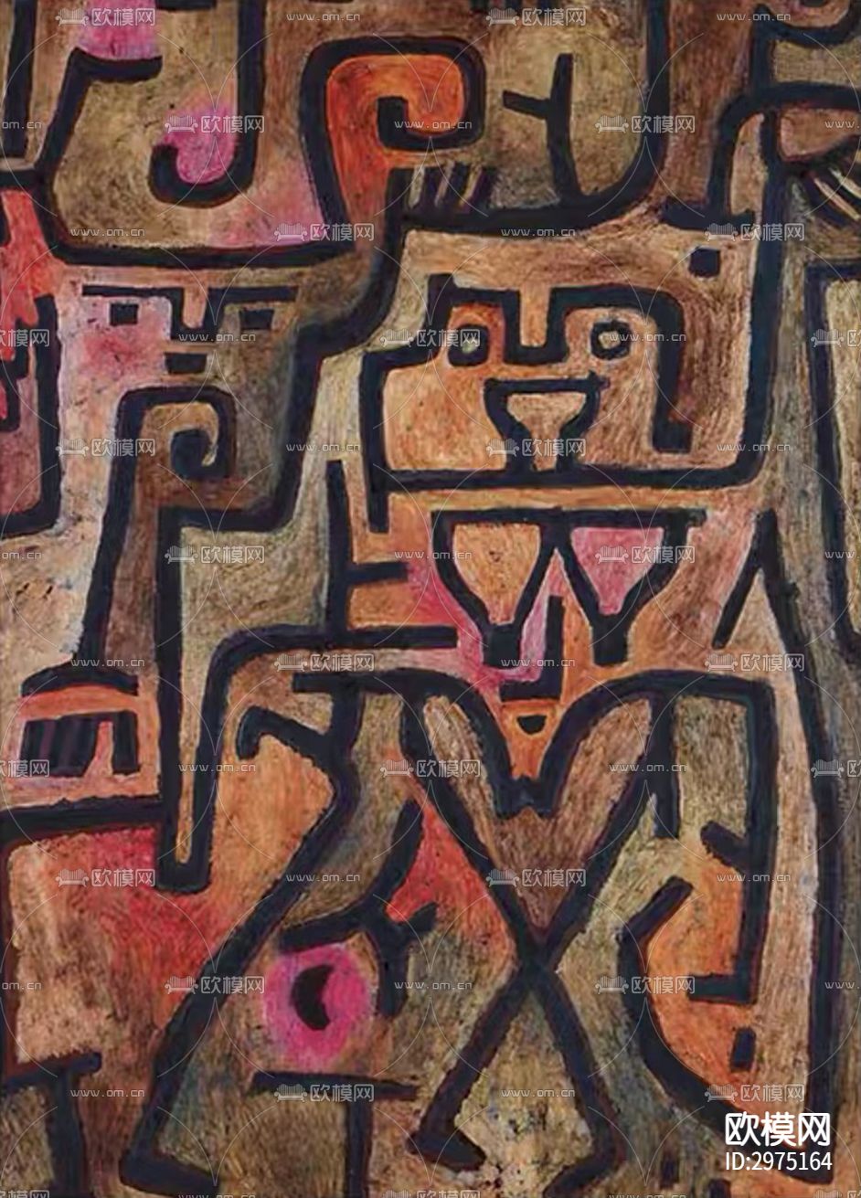 现代简约艺术抽象画下载（渲染图6）