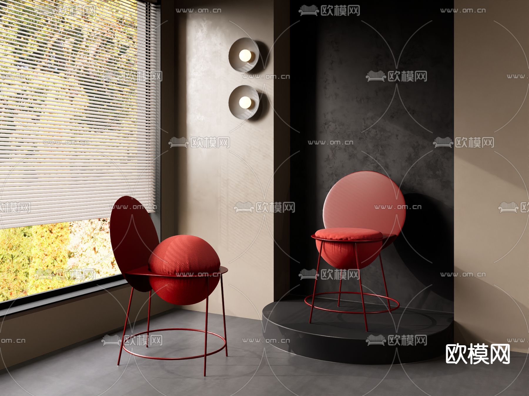 创意椅子 休闲椅3d模型下载