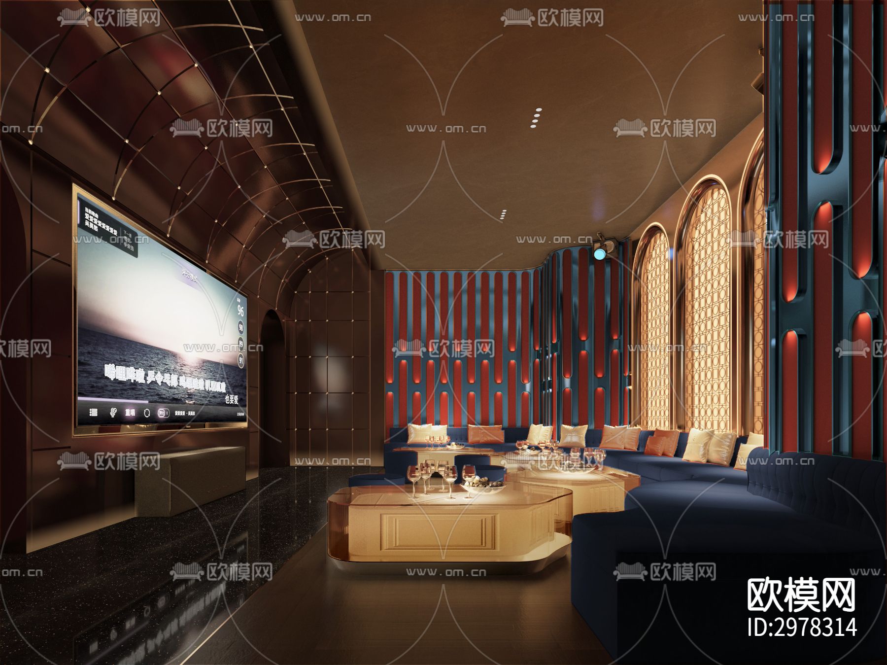 CCD-售楼处cad施工图下载（渲染图5）