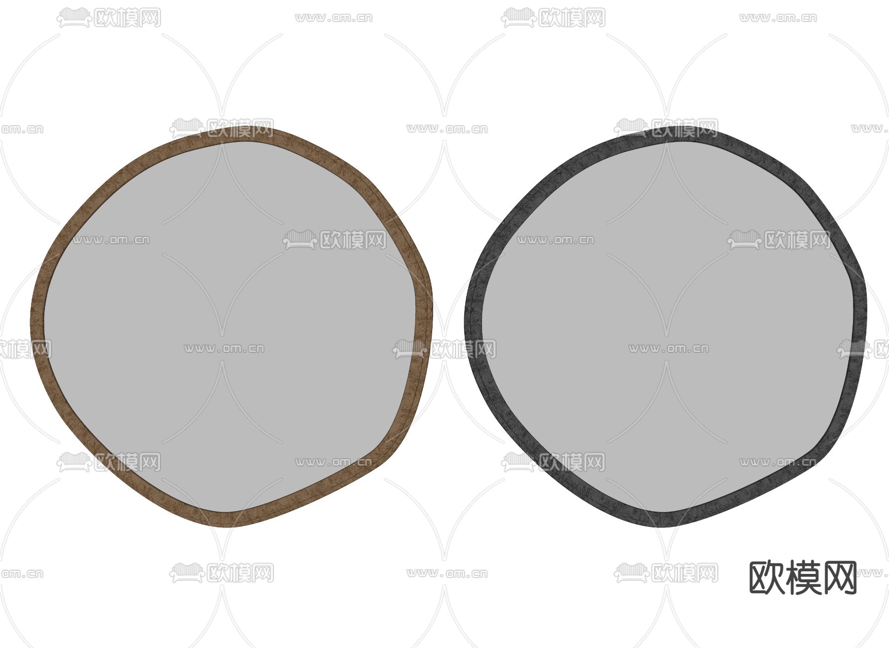 镜子 化妆镜su模型下载（渲染图1）