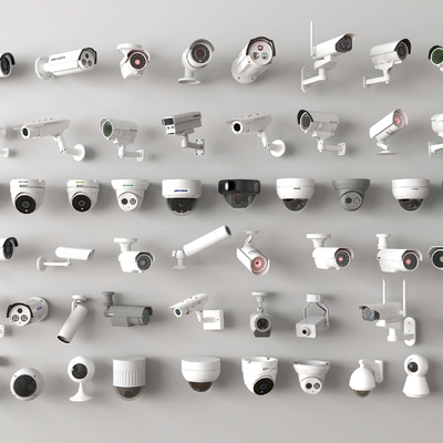  安防监控器 摄像头su模型 