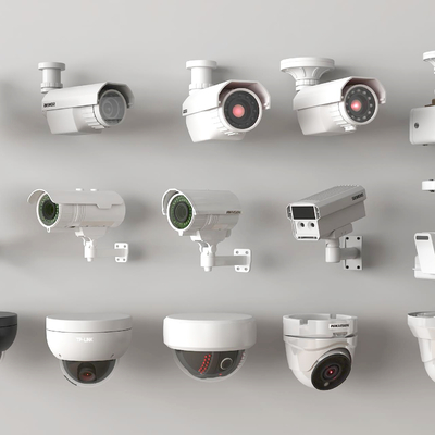  安防监控器 摄像头su模型 