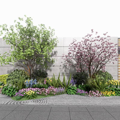  球形灌木su模型 