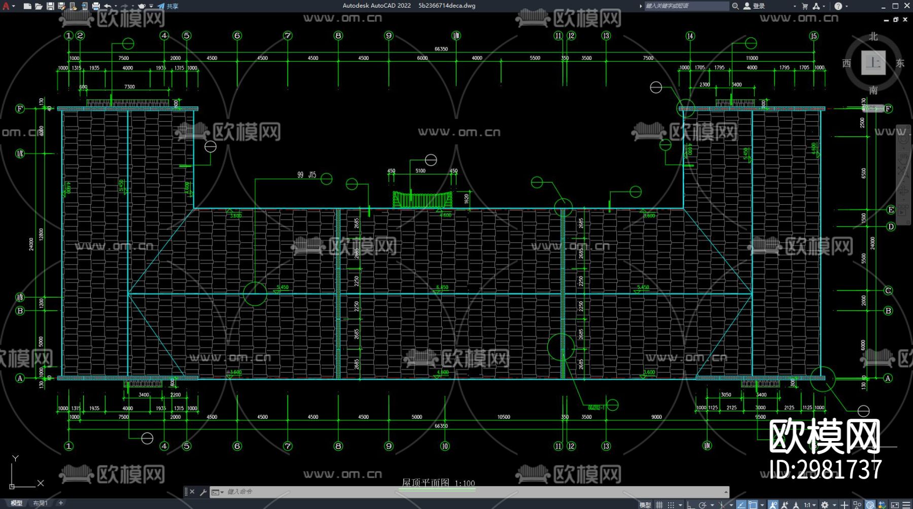 火锅店 中餐店 中式建筑 餐厅 中餐厅 饭店 餐饮空间cad施工图下载（渲染图2）