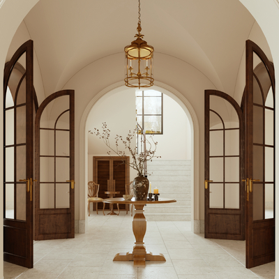 玄关过厅su模型