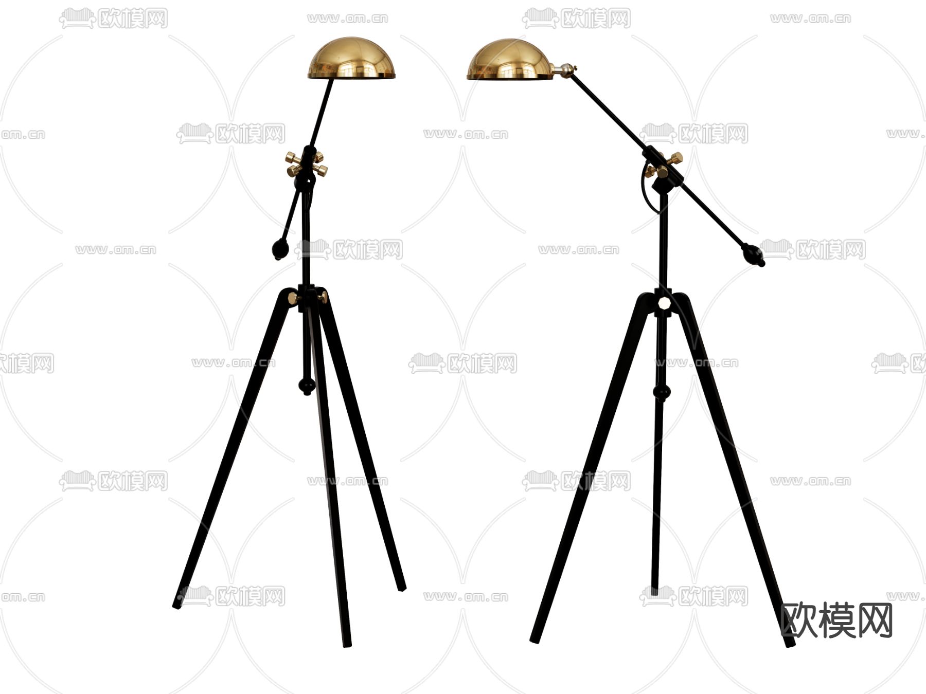 落地灯 台灯 阅读灯su模型下载（渲染图1）