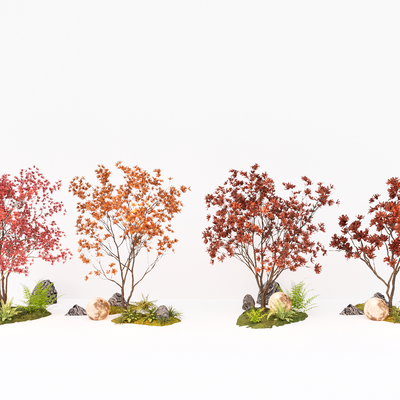  乔木 造型树 景观树su模型 